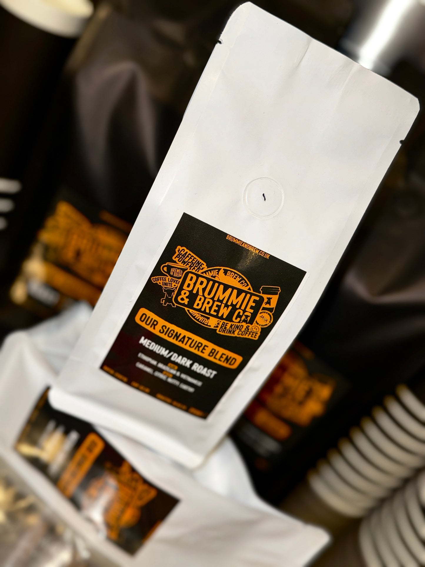 Brummie & Brew Signature Blend Coffee Beans (Medium-Dark Roast)
