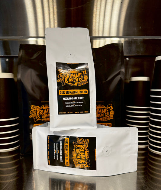 Brummie & Brew Signature Blend Coffee Beans (Medium-Dark Roast)